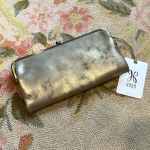 HOBO Elegant Gold Clutch Wallet